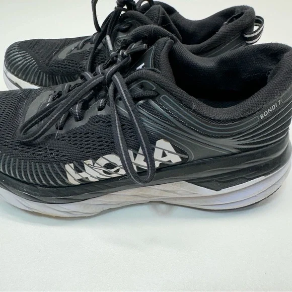 Hoka One One Bondi 7 Womens Size 7D Wide Shoes Sneakers - Picture 2 of 9
